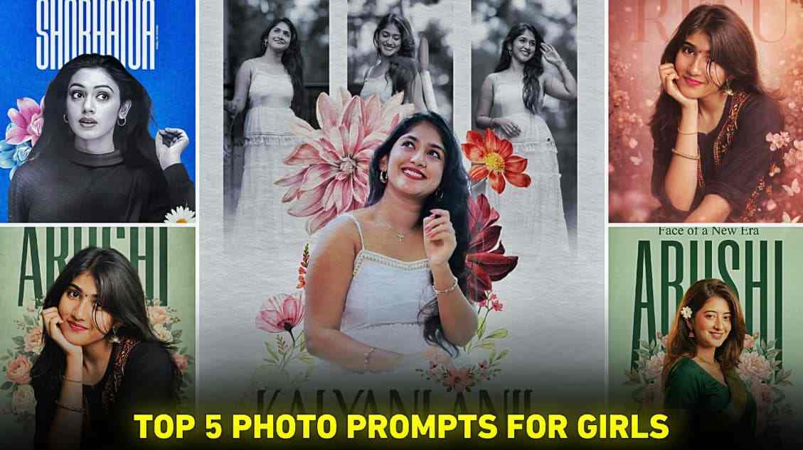 Girls photo prompts