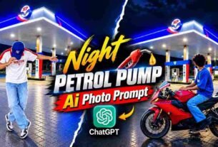 night petrol pump